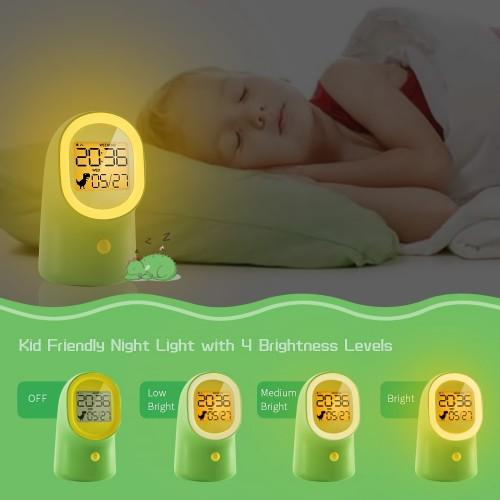 LED Digital Alarm Clock with Night Light Kids Children Sleep Schedule Trainer - Toytexx LED Digital Alarm Clock with Night Light Kids Children Sleep Schedule Trainer - Toytexx